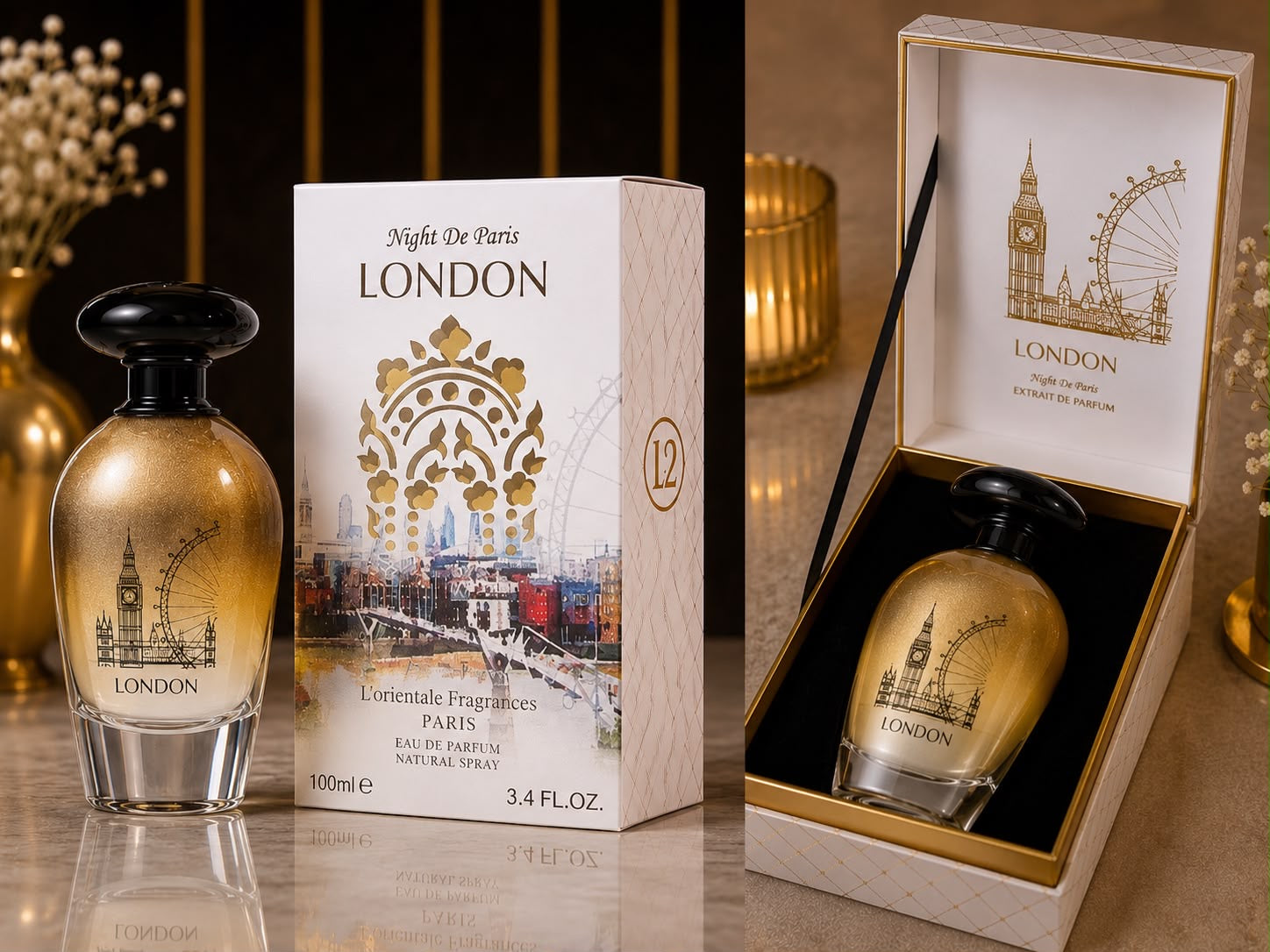 Night De Paris LONDON Extrait de Parfum 100ml